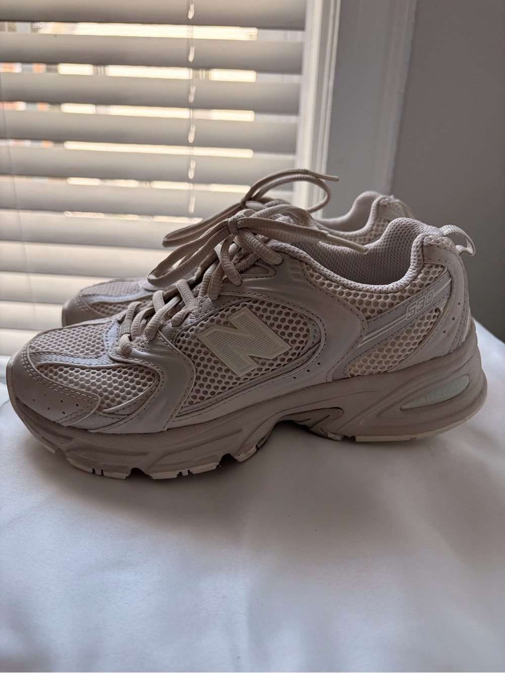 NEW BALANCE Women's Athletic Sneaker in Light Beige - Picture 6 of 8